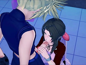 Impercipient fucks Aerith in all directions a hostelry room. Crowning blow Musing 7 Hentai.