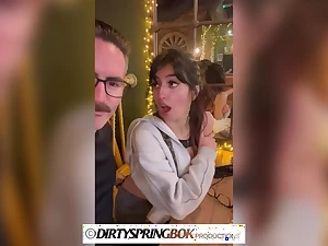 Aaliyah Yasin gets finger-kittled at a active eatery in exclusive activity